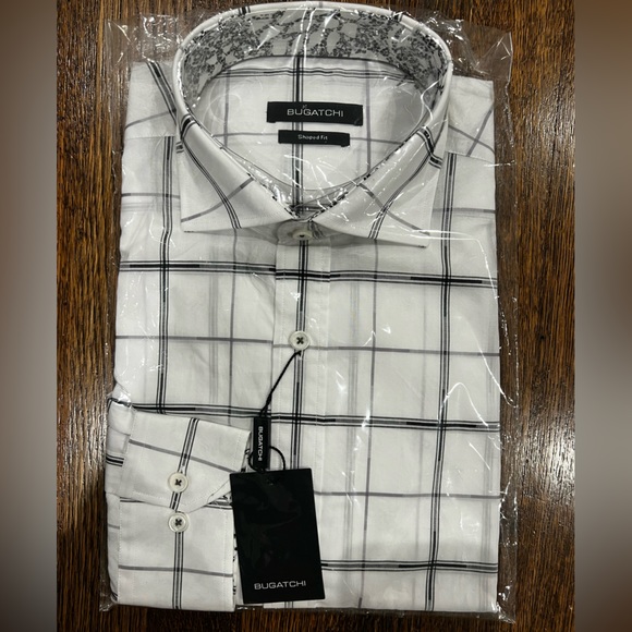 NWT Bugatchi Button Up Shirt Ooohcotton - Picture 1 of 4